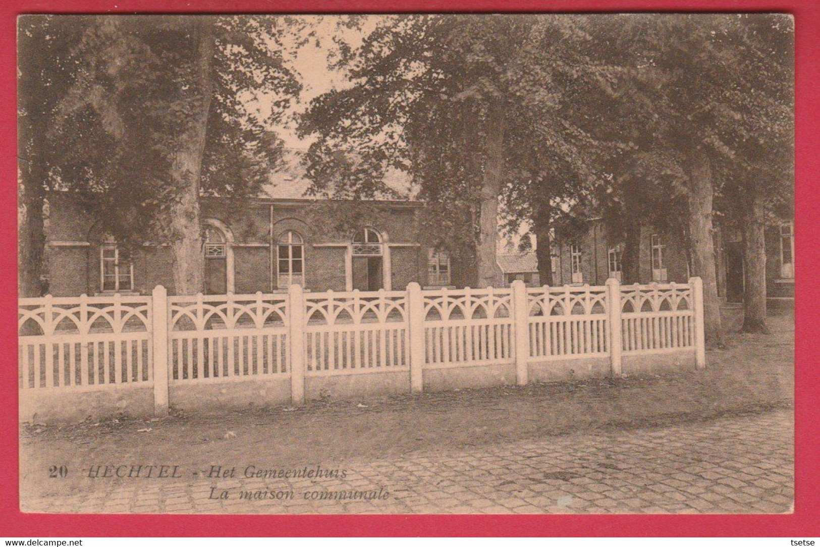 Hechtel - Het Gemeentehuis - 1941 ( Verso Zien ) - Hechtel-Eksel