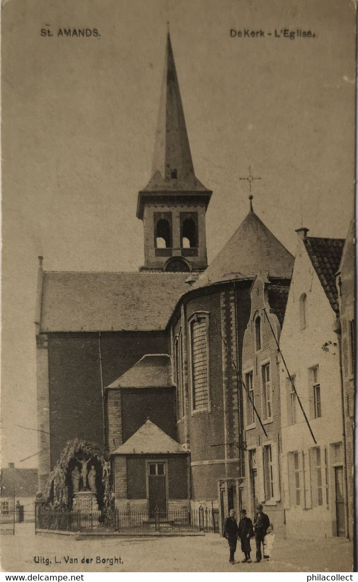 St. Amands // De Kerk - Eglise 19?? Uitg. L. Van Der Borght - Sint-Amands