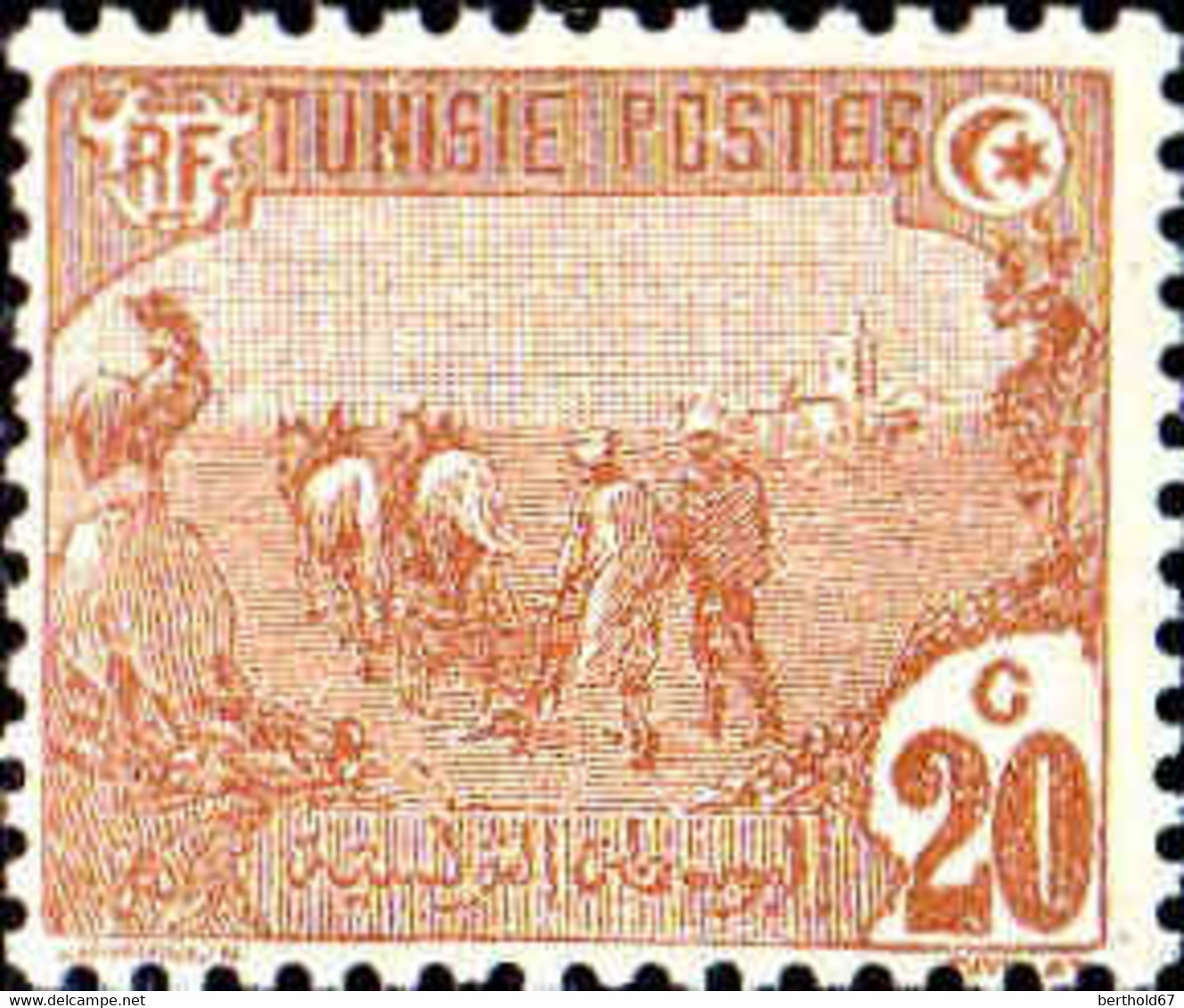 Tunisie Poste N** Yv: 34 Mi:35 Les Laboureurs - Unused Stamps