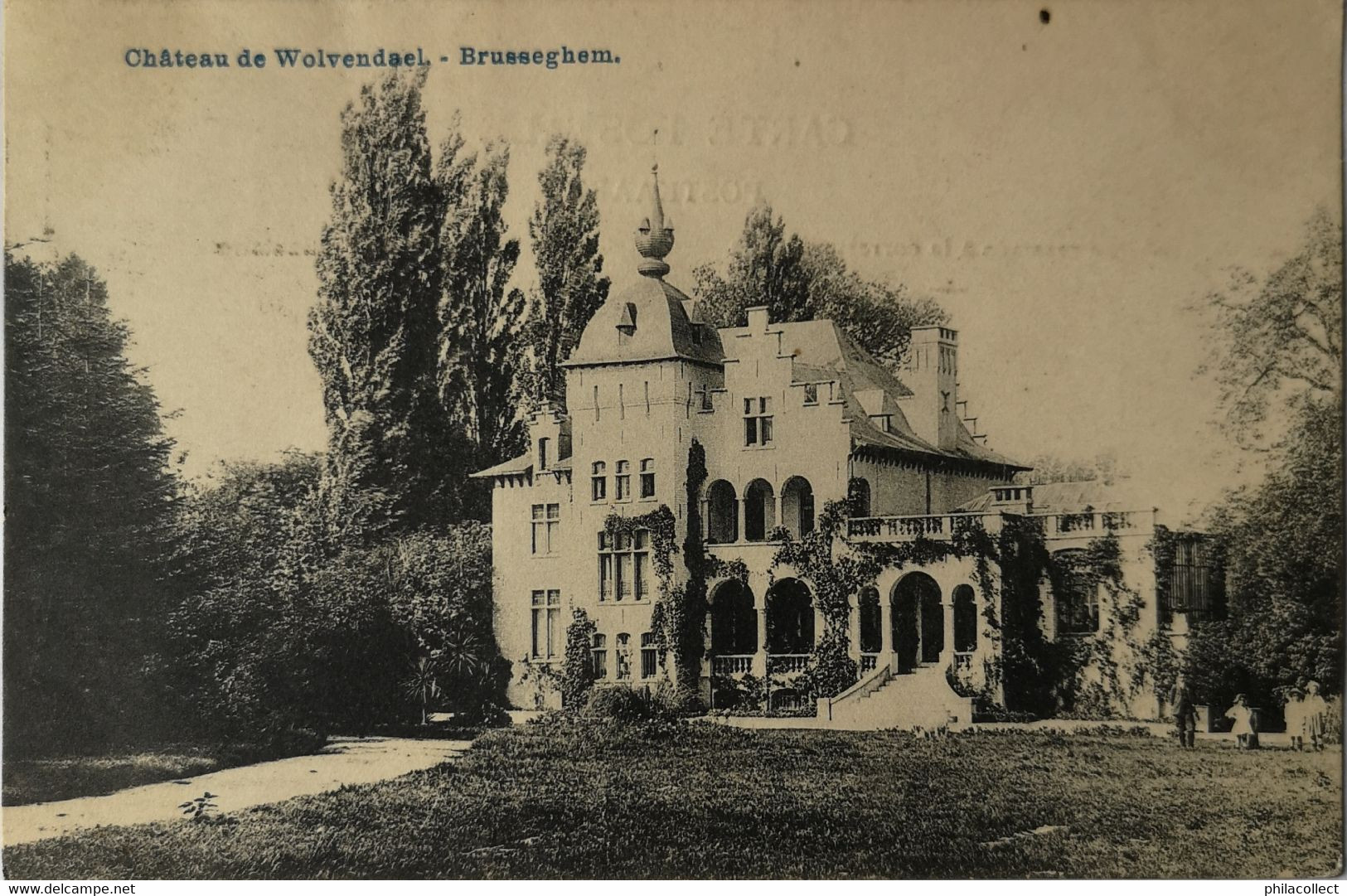 Brusseghem (Merchtem) Chateau De Wolvendael 1910 - Merchtem