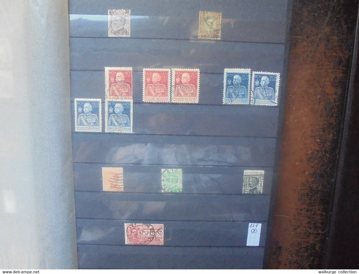 ITALIE 1861-1954 TRES BONNE COLLECTION NEUVE**/*/OBLITEREE DONT QUELQUES BONNES VALEURES (3261) 2 KILOS