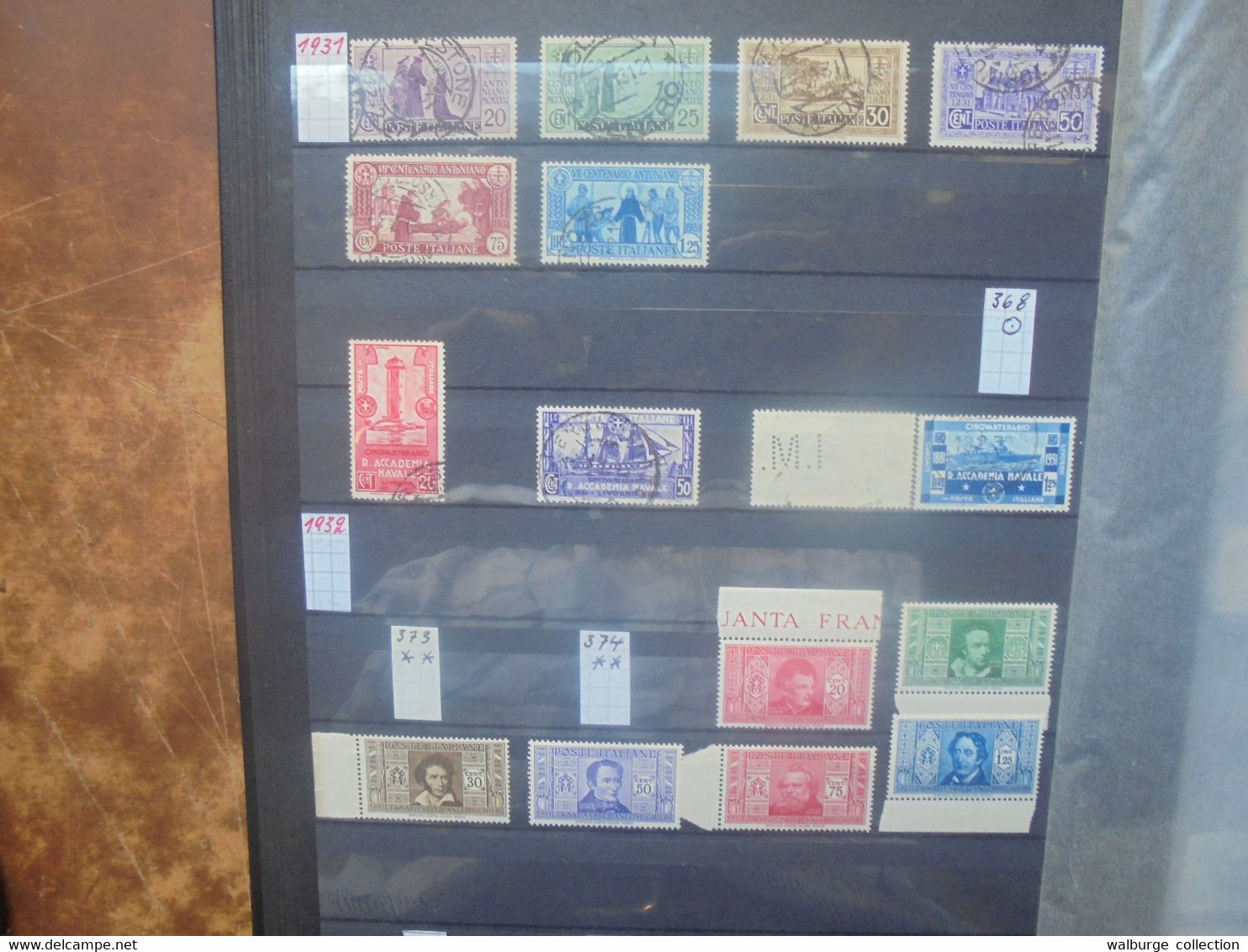 ITALIE 1861-1954 TRES BONNE COLLECTION NEUVE**/*/OBLITEREE DONT QUELQUES BONNES VALEURES (3261) 2 KILOS