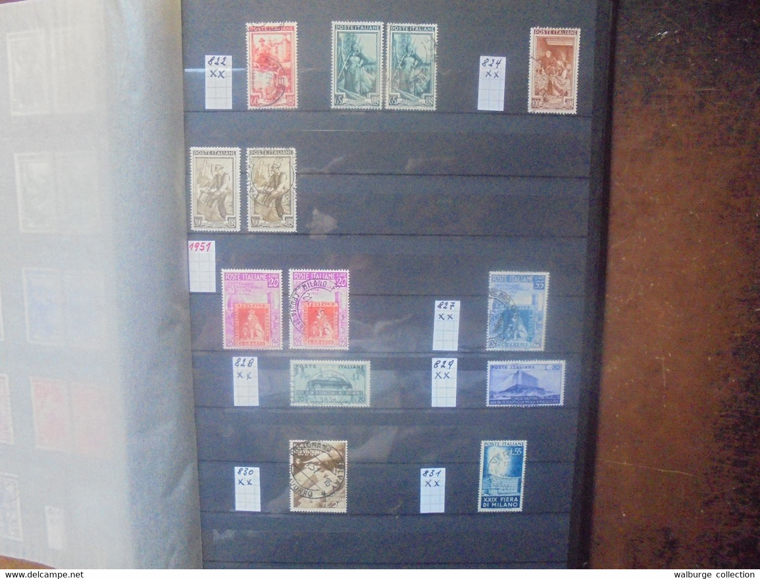 ITALIE 1861-1954 TRES BONNE COLLECTION NEUVE**/*/OBLITEREE DONT QUELQUES BONNES VALEURES (3261) 2 KILOS