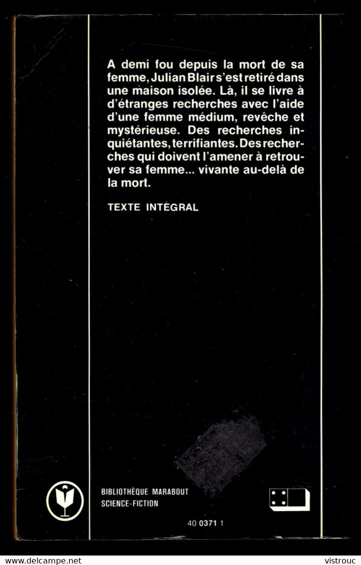 "La Rive Incertaine" " De William SLOANE - Ed. MARABOUT Science-Fiction - N° 579 - 1976. - Marabout SF