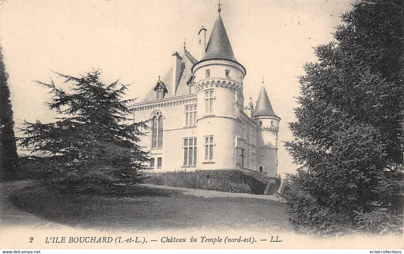 L'île-Bouchard        37       Château Du Temple     LL 2 (voir Scan) - L'Île-Bouchard