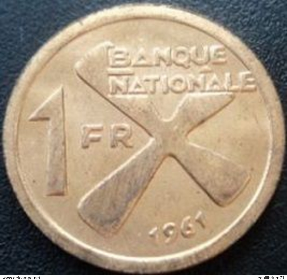 KATANGA - Pièce 1FR (1 Franc) - Katanga