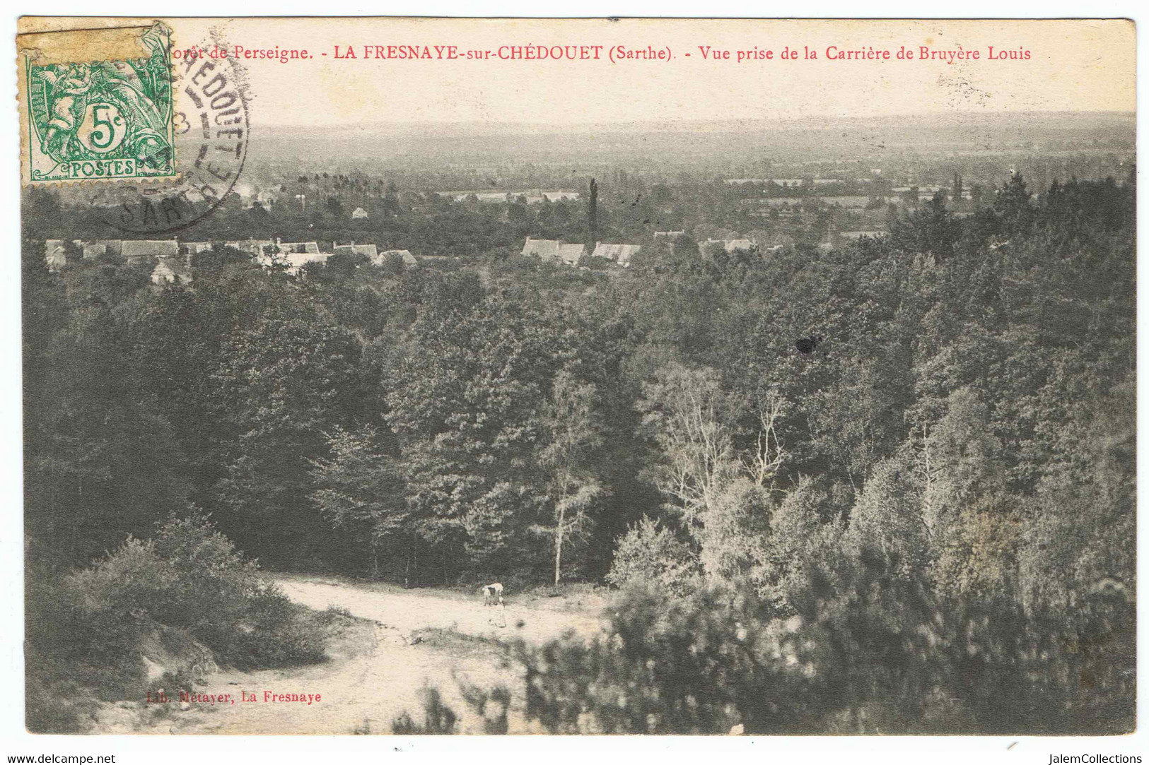 LA FRESNAYE-sur-CHEDOUET Vue Prise De La Carrière De Bruyère Louis - La Fresnaye Sur Chédouet