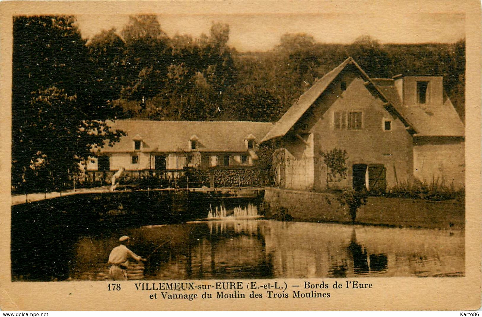 Villemeux Sur Eure * Les Bords De L'eure Et Vannage Du Moulin Des Trois Moulines * Minoterie - Villemeux-sur-Eure