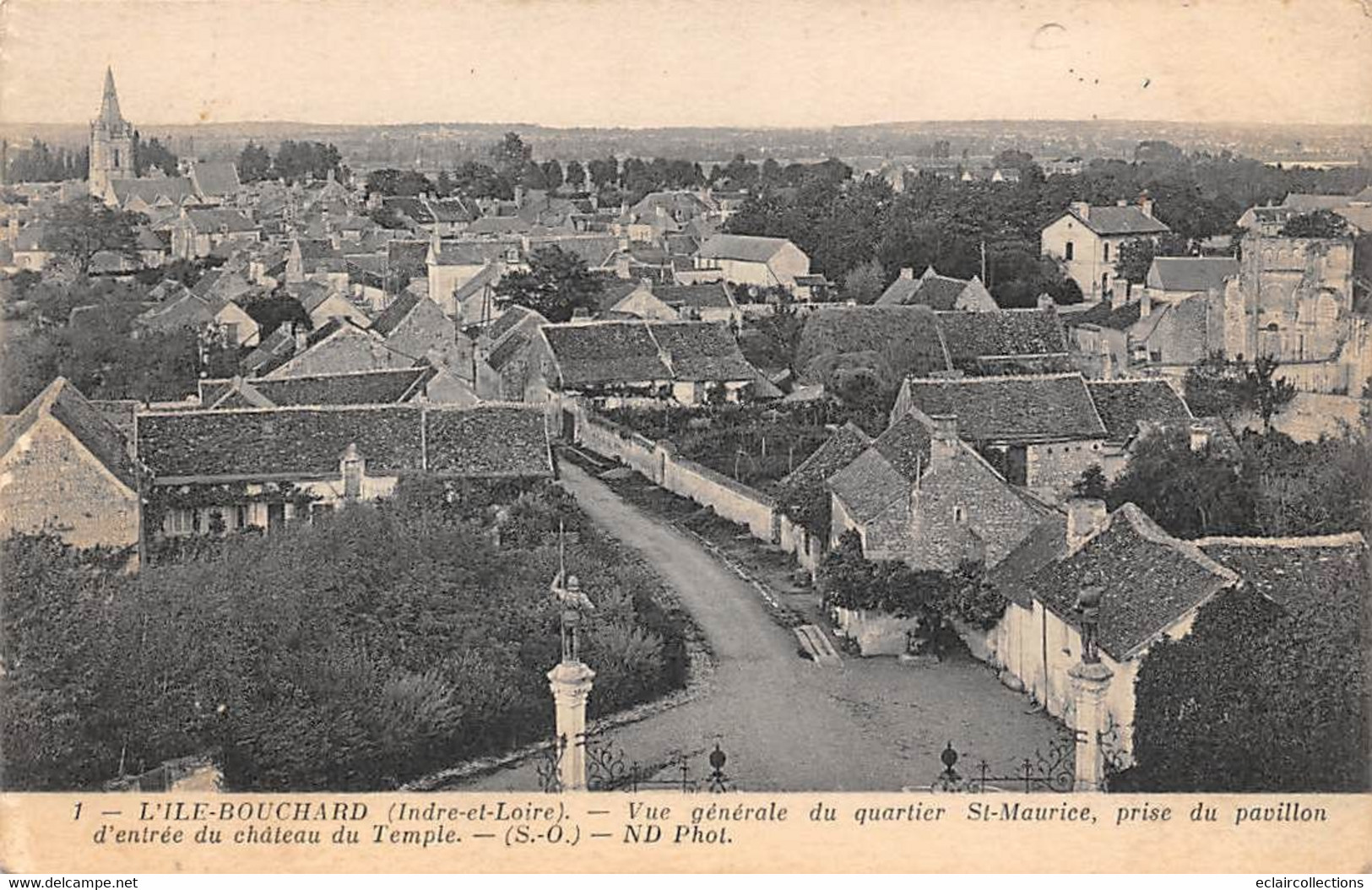 L'île-Bouchard        37          Vue Générale Du Quartier Saint Maurice  (voir Scan) - L'Île-Bouchard