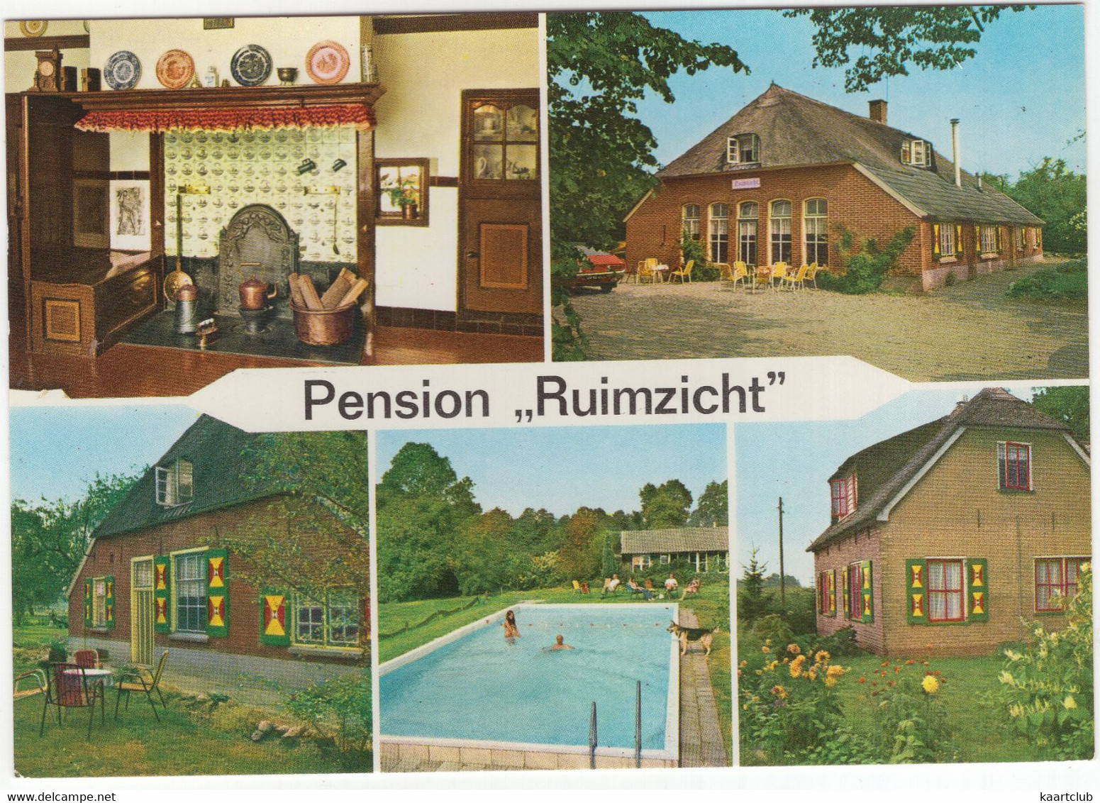 Holten - Pension 'Ruimzicht' (Fam. Beumer) , Neerdorp 84  - (Overijssel, Nederland) - Zwembad / Piscine - Holten
