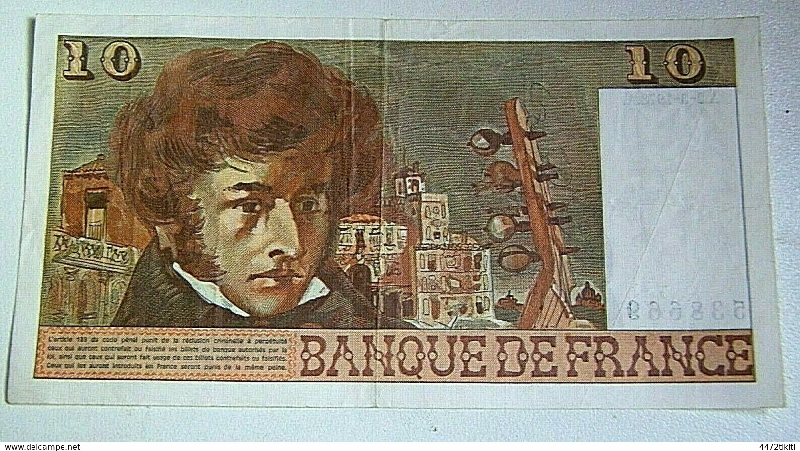Billet France - 10 Francs - Hector Berlioz - A.2-1978.A. - 538669 - V.301 - TTB - Sonstige – Europa