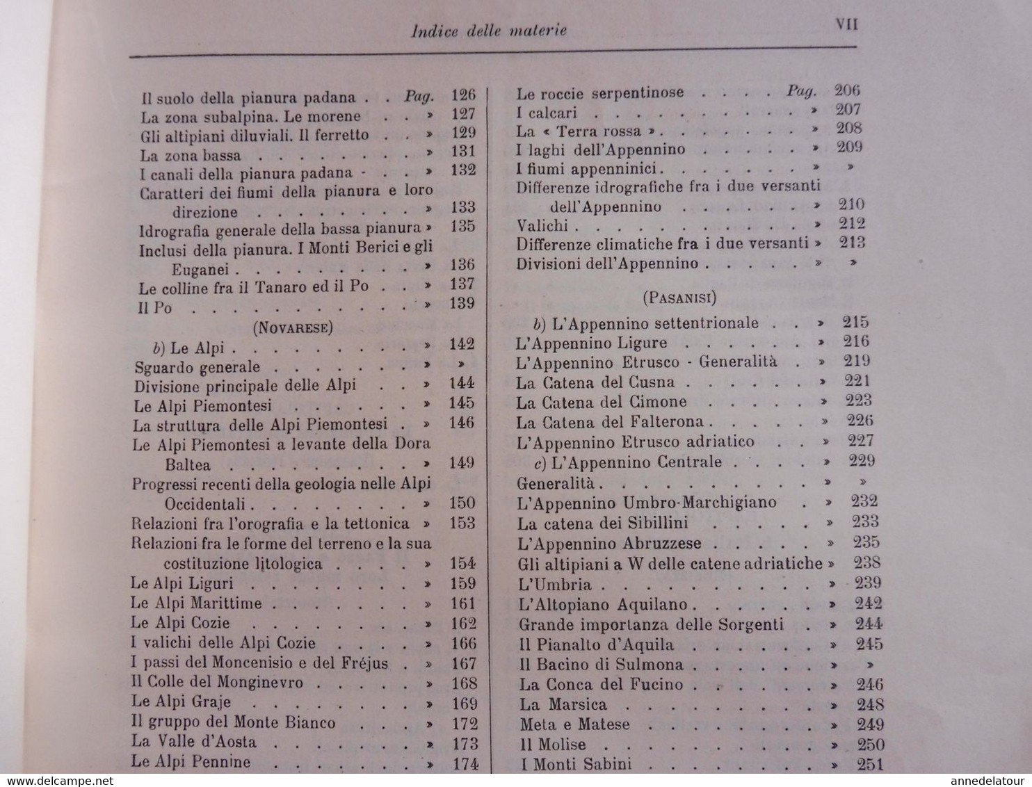 1902  STORIA NATURALE - LA PENISOLA ITALIANA (Prof. Teobaldo Fischer)- Con 60 figure intercalate nel test e 29 Tavole...