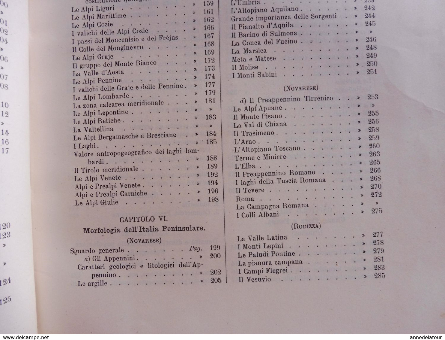 1902  STORIA NATURALE - LA PENISOLA ITALIANA (Prof. Teobaldo Fischer)- Con 60 figure intercalate nel test e 29 Tavole...