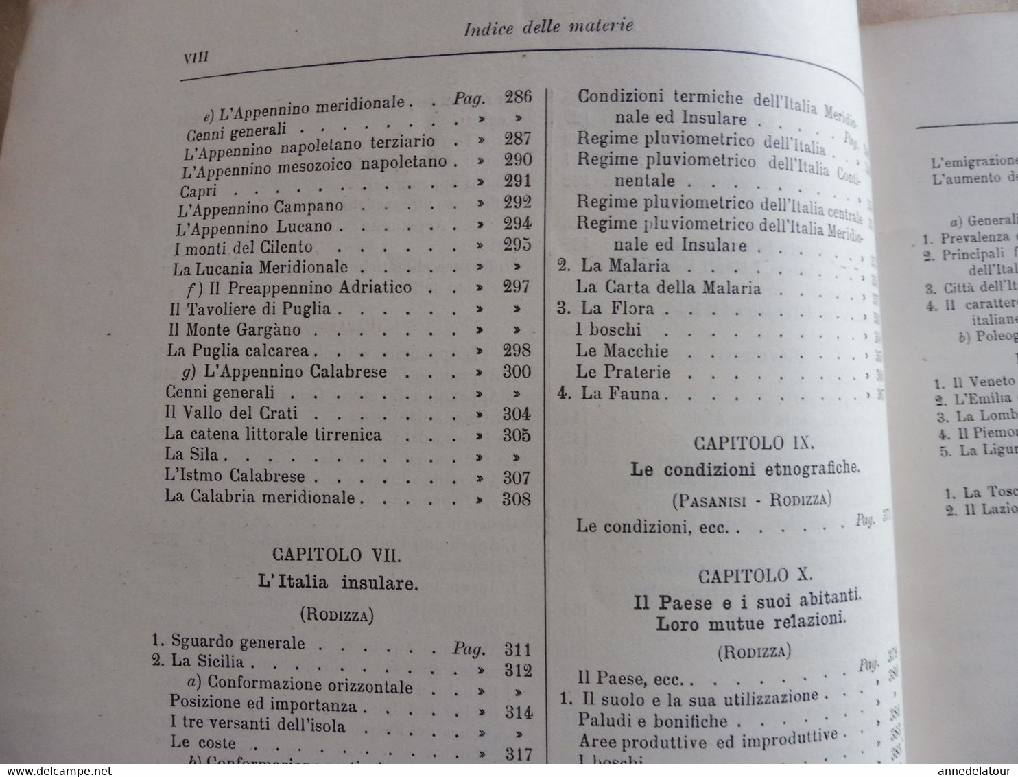 1902  STORIA NATURALE - LA PENISOLA ITALIANA (Prof. Teobaldo Fischer)- Con 60 figure intercalate nel test e 29 Tavole...