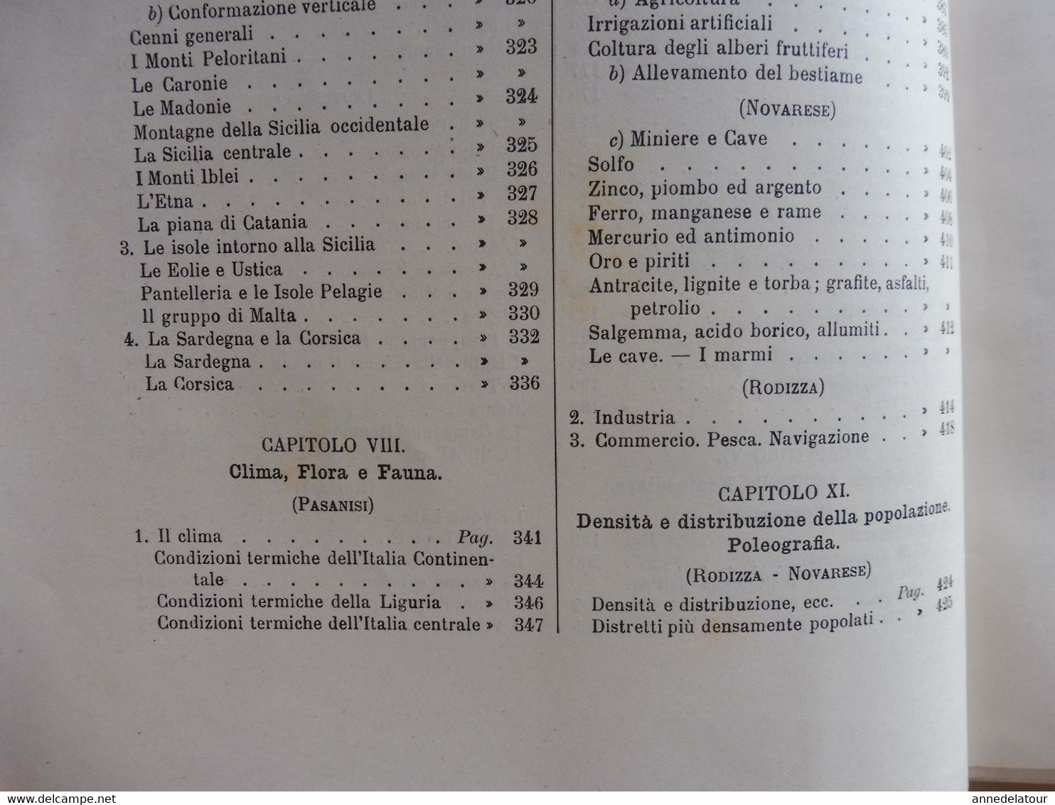 1902  STORIA NATURALE - LA PENISOLA ITALIANA (Prof. Teobaldo Fischer)- Con 60 figure intercalate nel test e 29 Tavole...