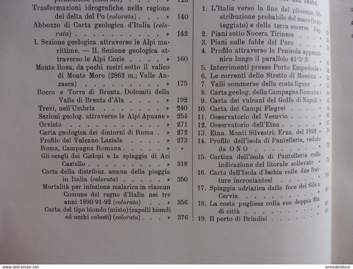1902  STORIA NATURALE - LA PENISOLA ITALIANA (Prof. Teobaldo Fischer)- Con 60 figure intercalate nel test e 29 Tavole...