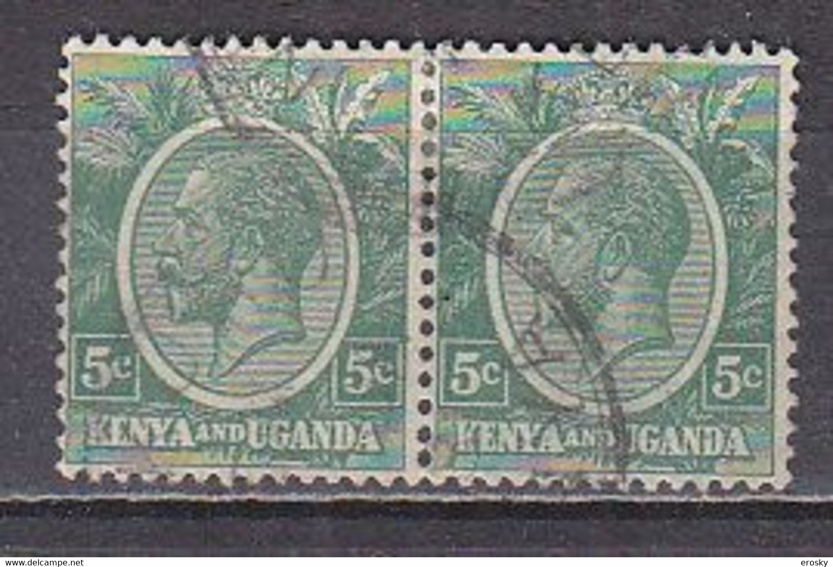 P3472 - BRITISH COLONIES KENYA UGANDA Yv N°2A - Kenya & Uganda