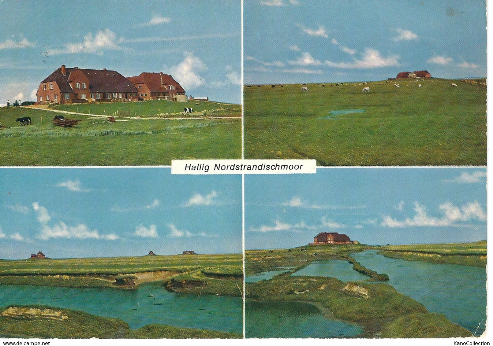Hallig Nordstrandischmoor, Gelaufen 1968 - Nordfriesland