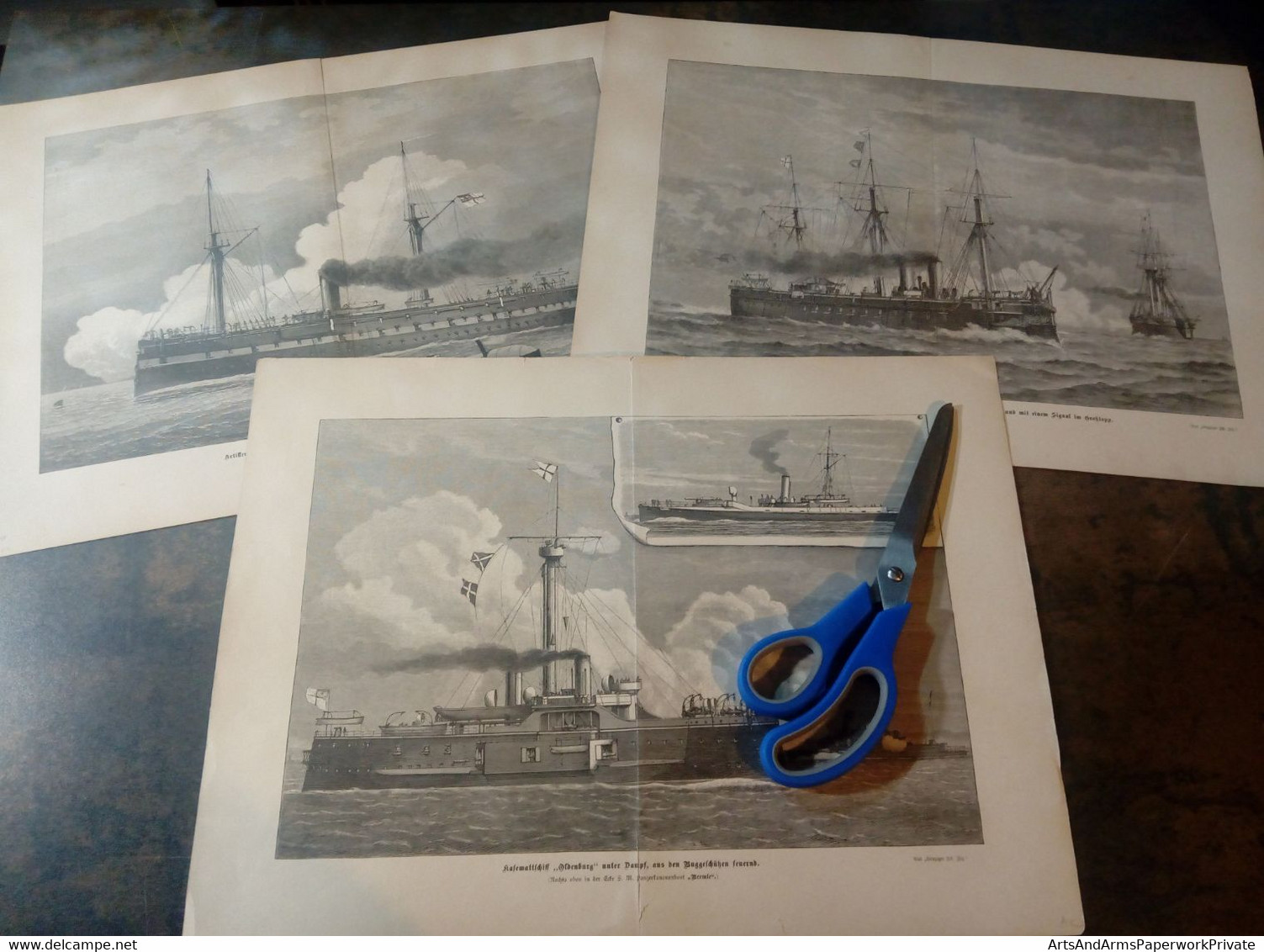 Lot Mixte : 10x Navires, 19ème Siècle/ Gemengd Lot: 10x Schepen, 19de Eeuw/ Mixed Lot: 10x Ships, 19th Century - Arte