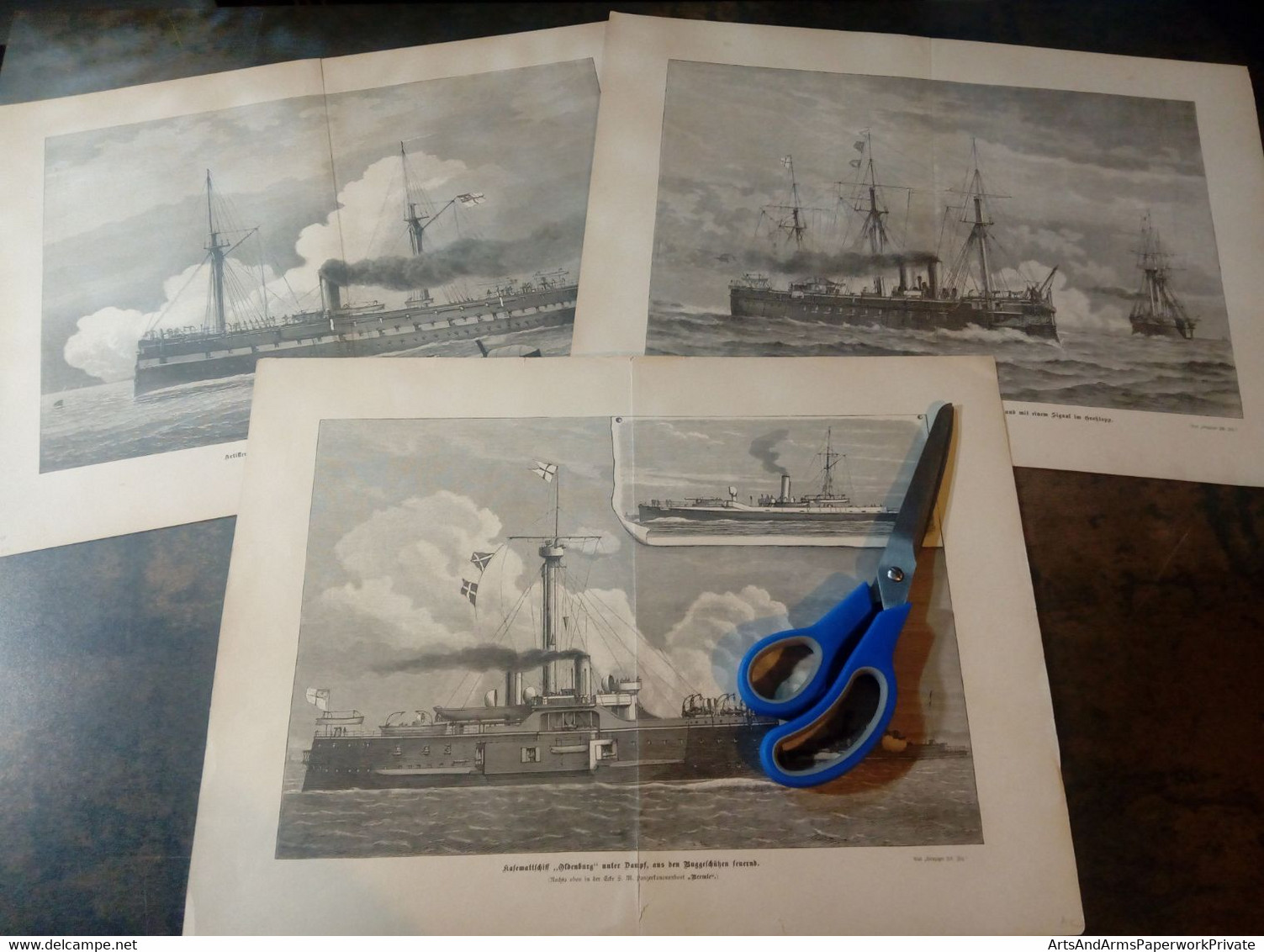 Lot Mixte : 10x Navires, 19ème Siècle/ Gemengd Lot: 10x Schepen, 19de Eeuw/ Mixed Lot: 10x Ships, 19th Century - Art