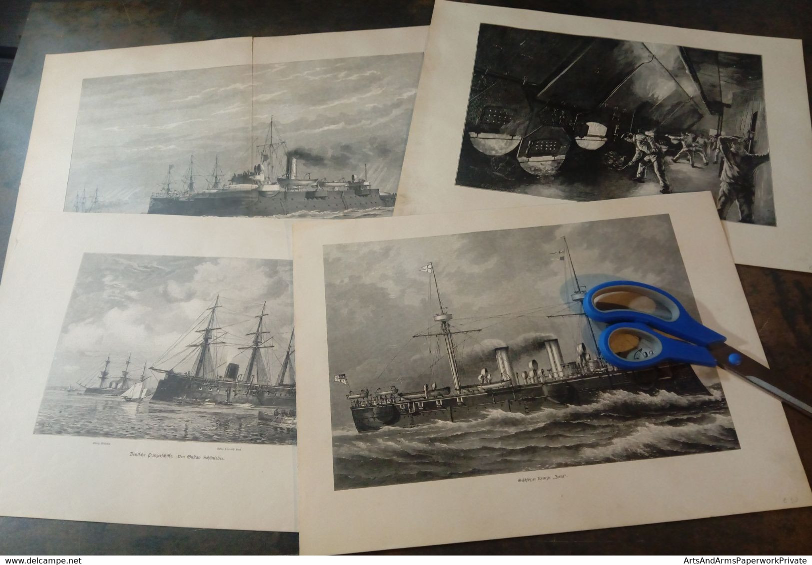 Lot Mixte : 12x Navires, 19ème Siècle/ Gemengd Lot: 12x Schepen, 19de Eeuw/ Mixed Lot: 12x Ships, 19th Century - Kunst