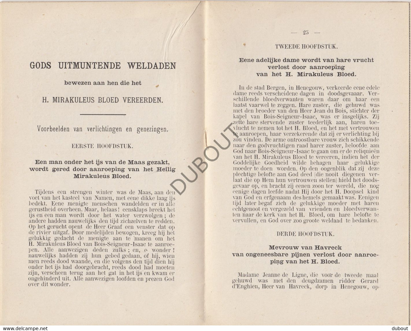 BOIS-SEIGNEUR-ISAAC/Ophain Gesch. H. Mirakuleus Bloed J. Bernard 1893 (N575) - Anciens