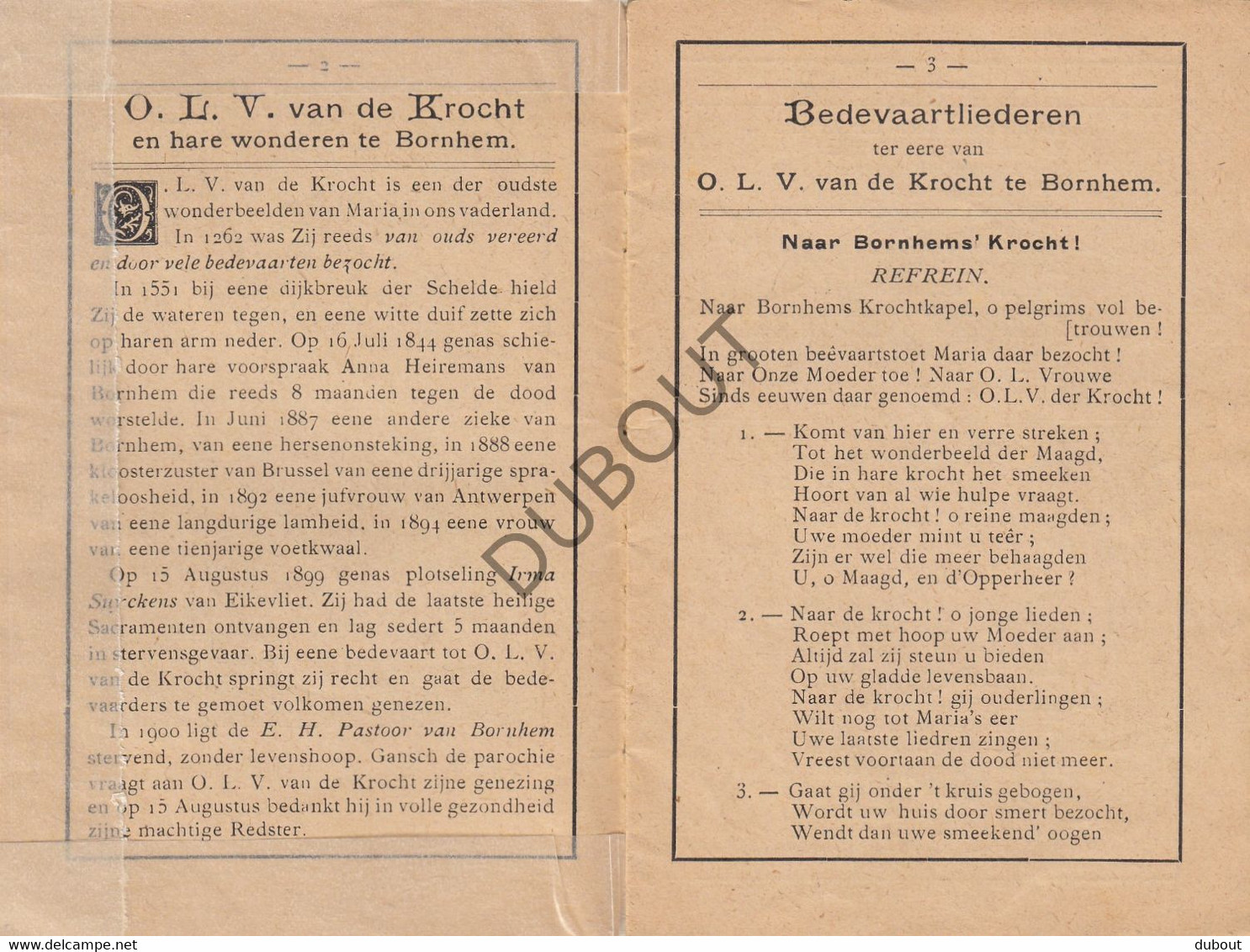 BORNEM/Puurs/Willebroek OLV Van De Krocht 1902 (N647) - Anciens