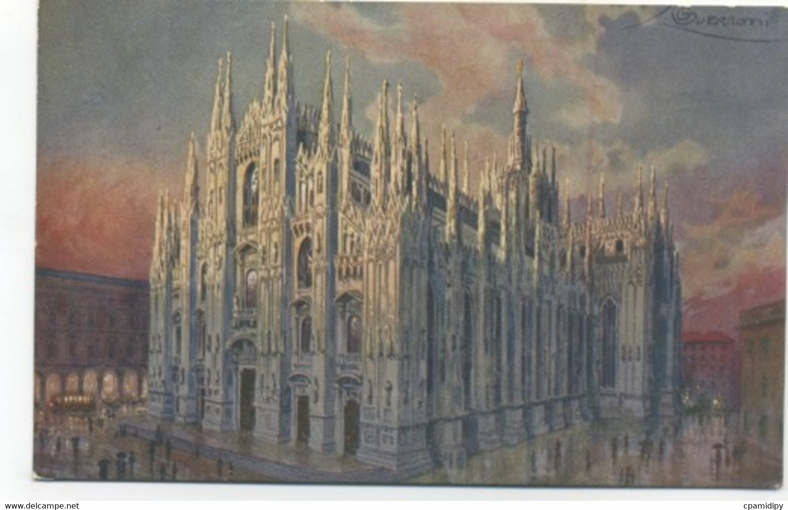 ILLUSTRATEUR - GUERINONI -  MILANO - Duomo - Proprieta Artistica SCROCCHI - Guerinoni