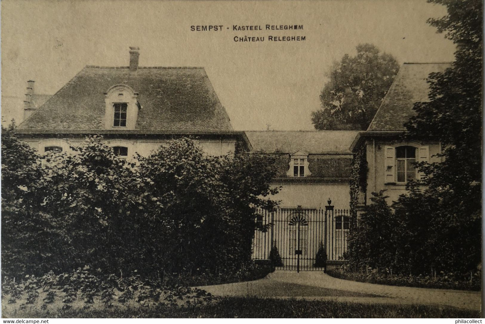 Sempst (Zemst) Kasteel Releghem 1925 - Zemst