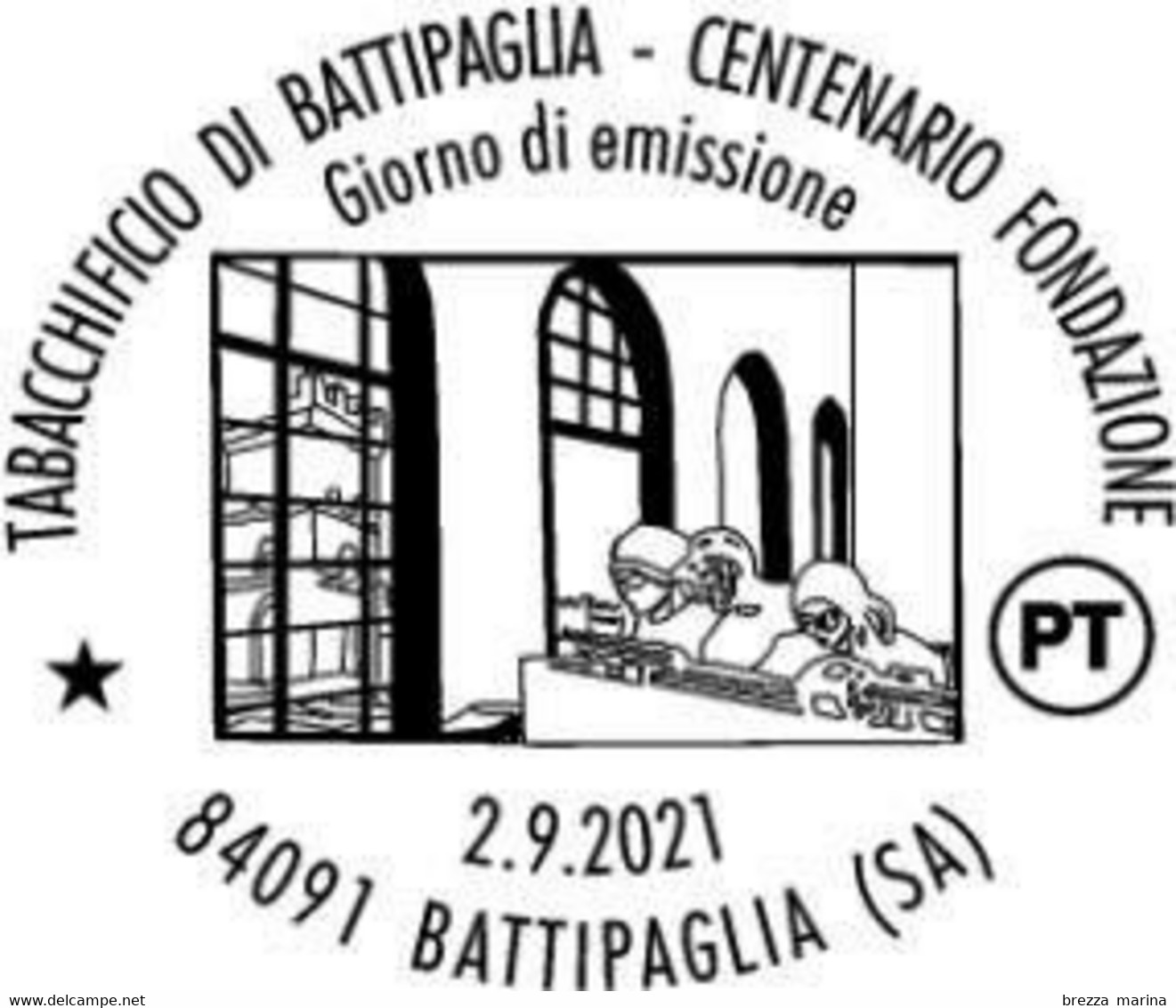 Nuovo - MNH - ITALIA - 2021 - 100 Anni Del Tabacchificio Di Battipaglia - Logo B 50 G - 2021-...: Ungebraucht