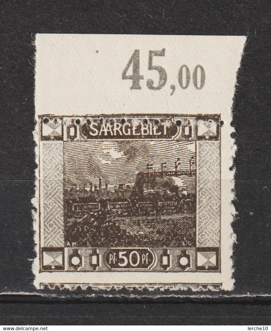 Saar MiNr. 55 **   (sab08) - Ongebruikt