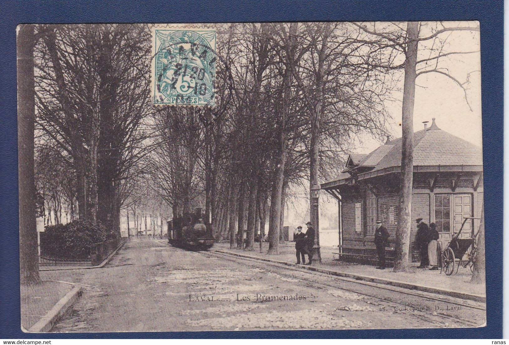 CPA [53] Mayenne > Laval Train Tramway Gare Chemin De Fer Circulé - Laval