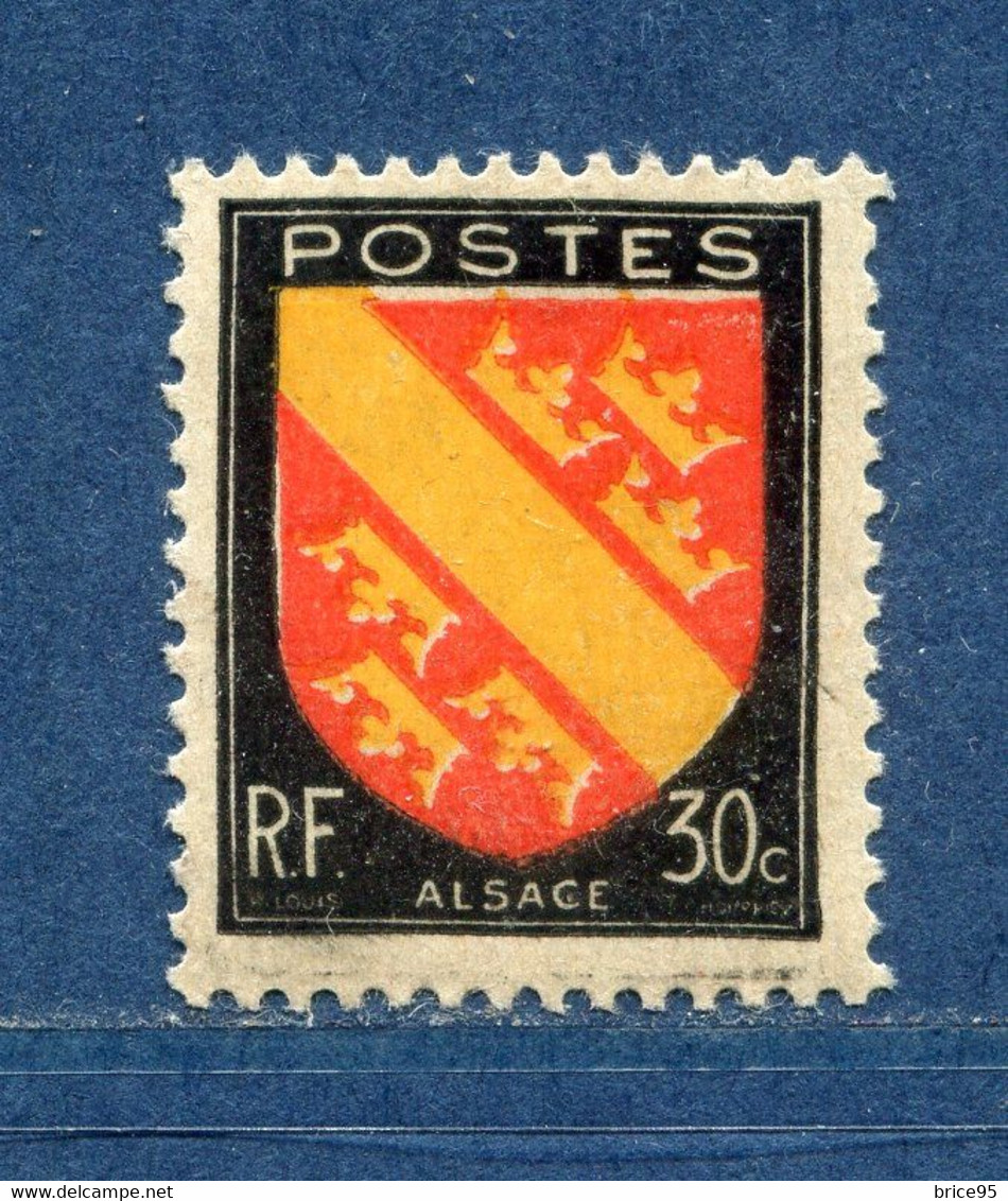 ⭐ France - Variété - YT N° 756 - Couleurs - Pétouilles - Neuf Sans Charnière - 1946 ⭐ - Unused Stamps