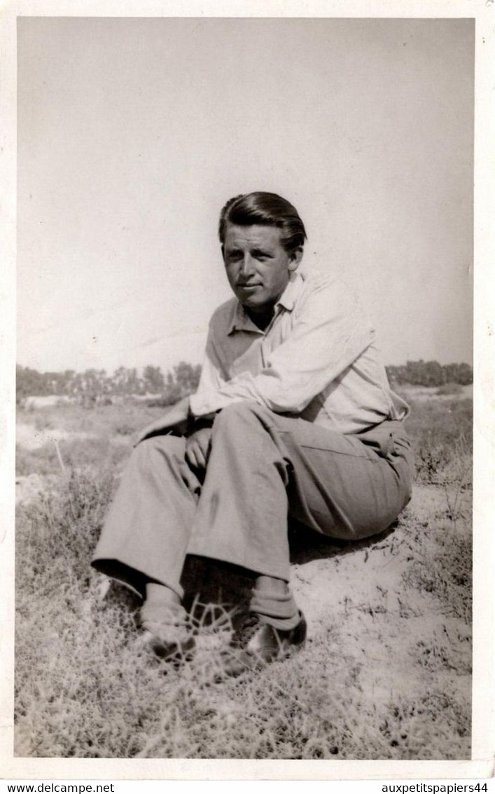 Photo Originale Gay & Playboy - Portrait De Rüdi Dans La Nature En 1947 - Persone Identificate
