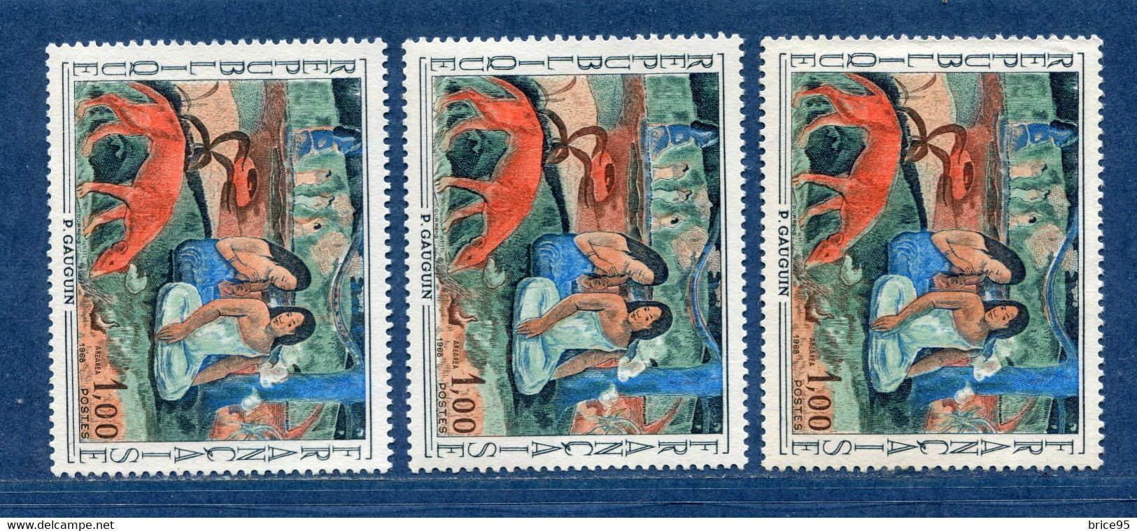 ⭐ France - Variété - YT N° 1568 - Couleurs - Pétouilles - Neuf Sans Charnière - 1968 ⭐ - Unused Stamps