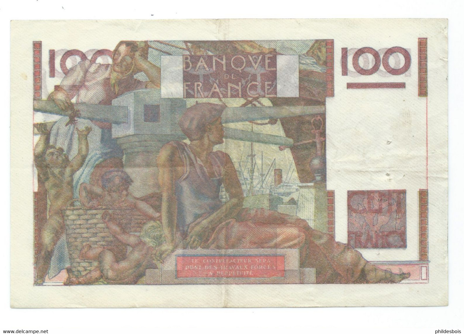 BILLET DE 100 FRANCS "JEUNE PAYSAN "  4-6-1953 TB - 100 F 1945-1954 ''Jeune Paysan''