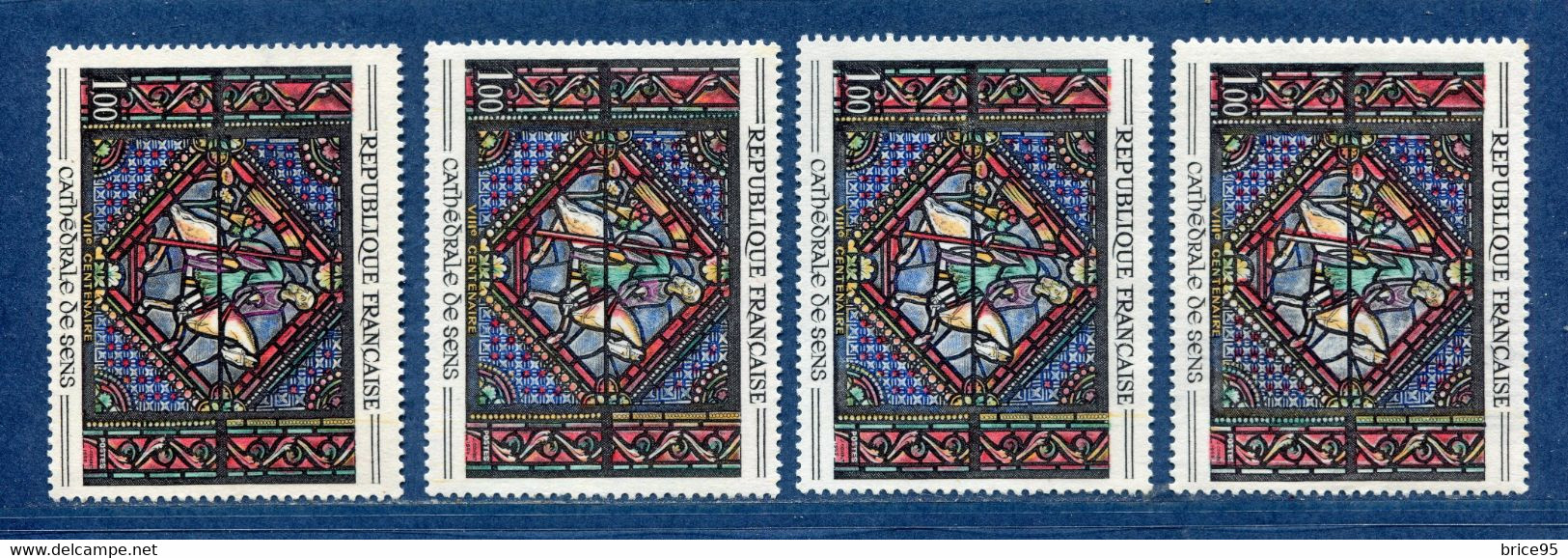 ⭐ France - Variété - YT N° 1427 - Couleurs - Pétouilles - Neuf Sans Charnière - 1964 Et 1965 ⭐ - Unused Stamps