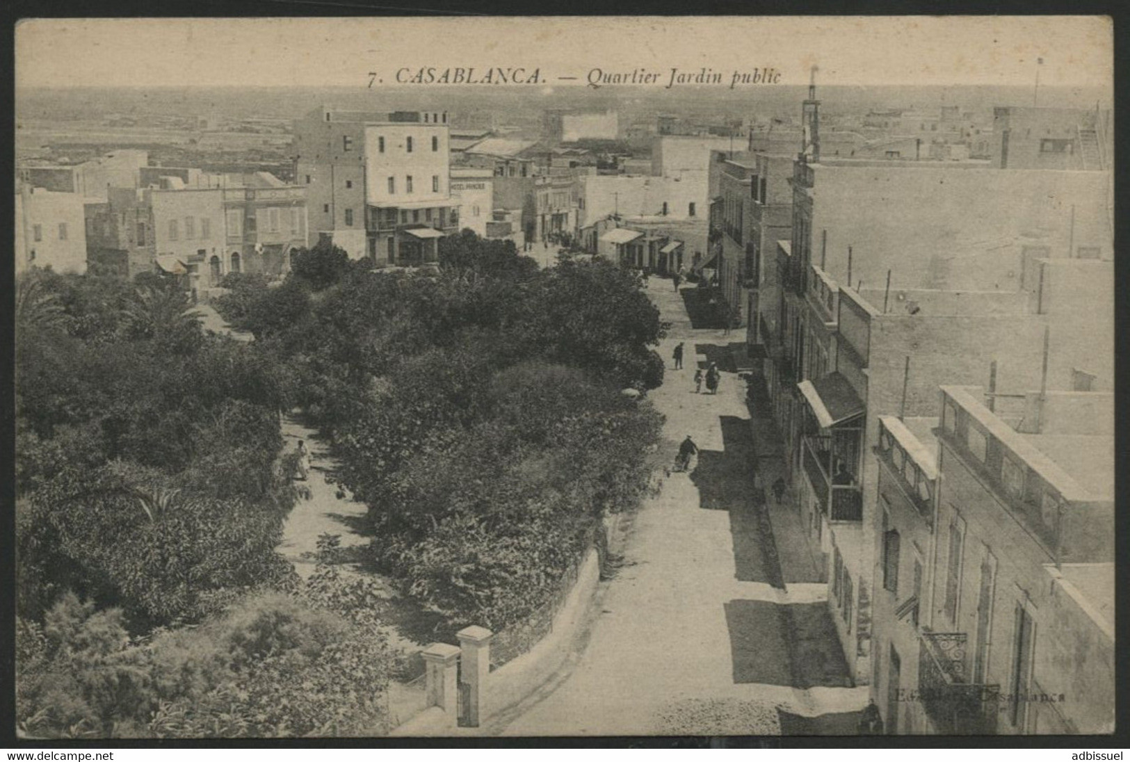 BRITISH POST OFFICE CASABLANCA And TANGIER In 1915, Franchise / Franking On Postcard To France - Oficinas En  Marruecos / Tanger : (...-1958