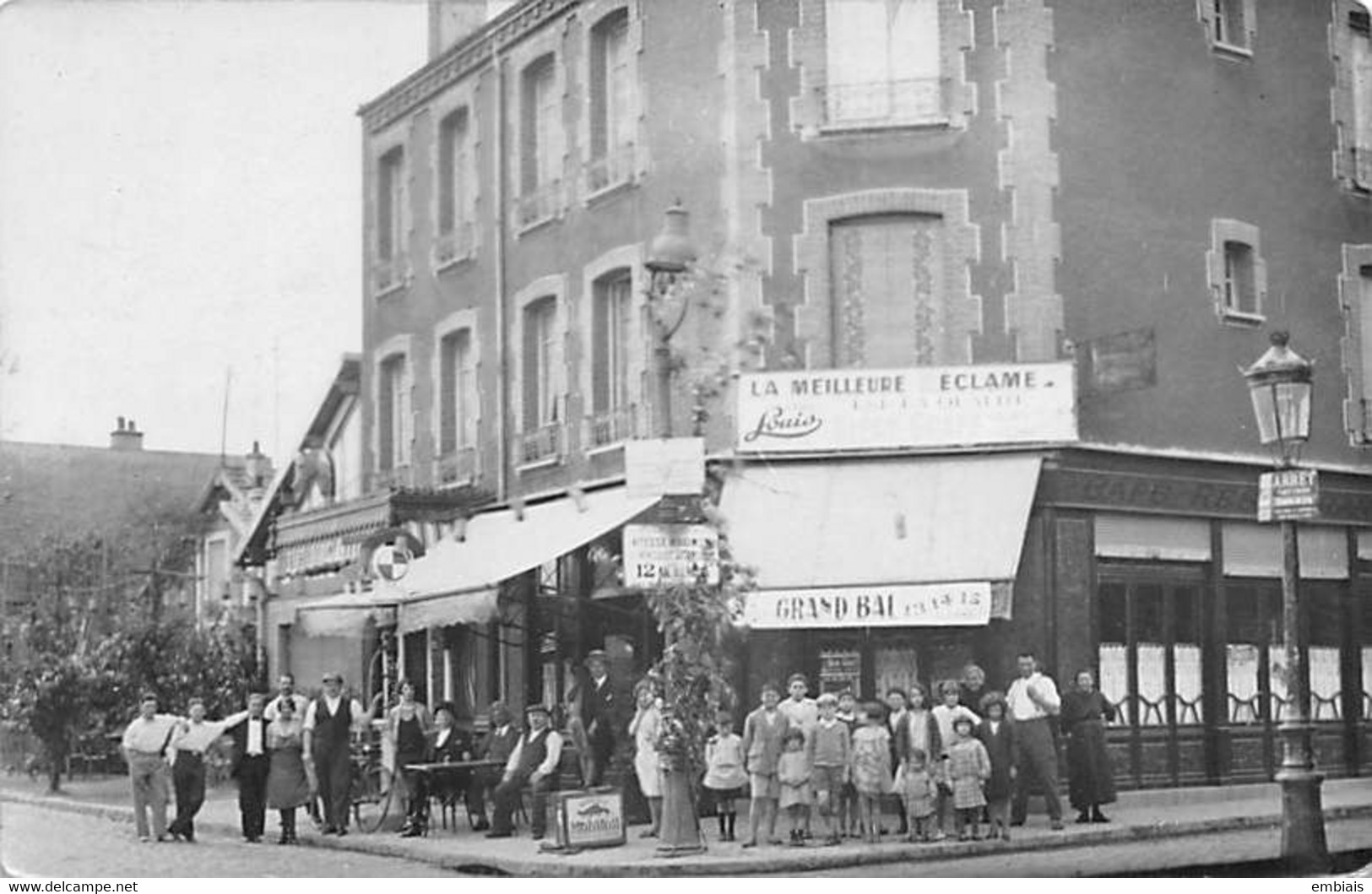 Carte Photo  CAFE - RESTAURANT - Chez LOUIS ( Bandeau) - Boucherie Chevaline à Côté -  A Situer - Restaurantes