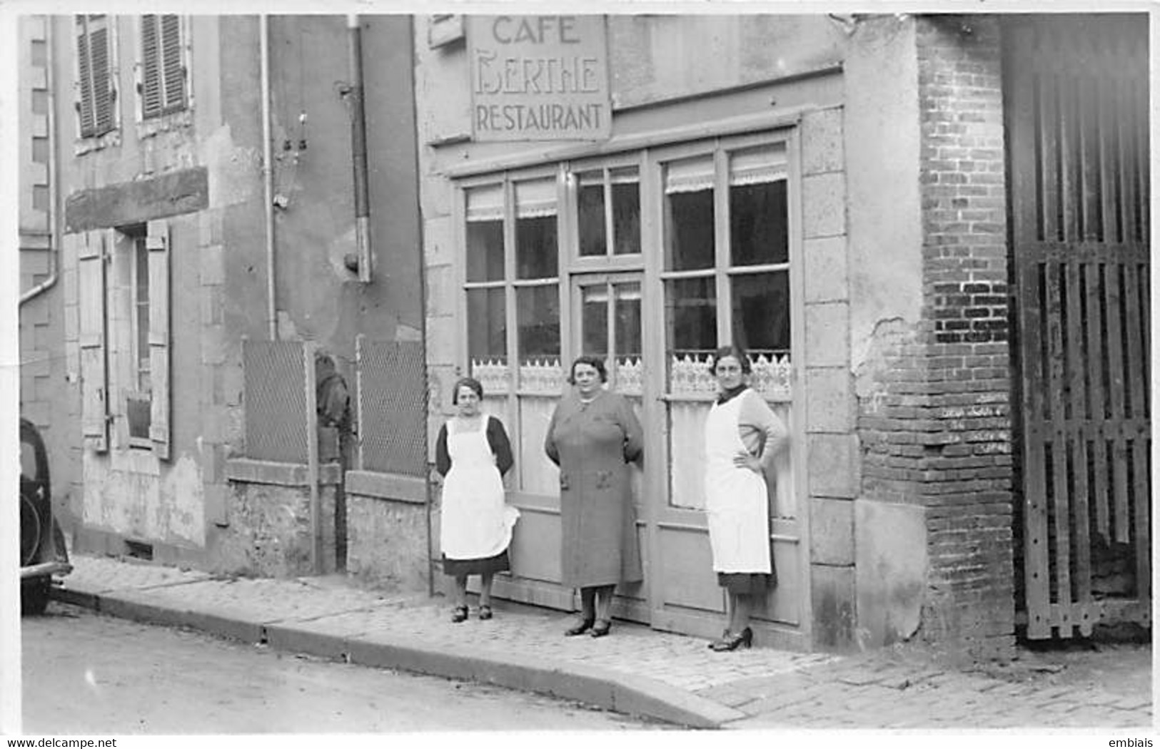 CAFE BERTHE - RESTAURANT-  Carte Photo - A Situer - Restaurantes