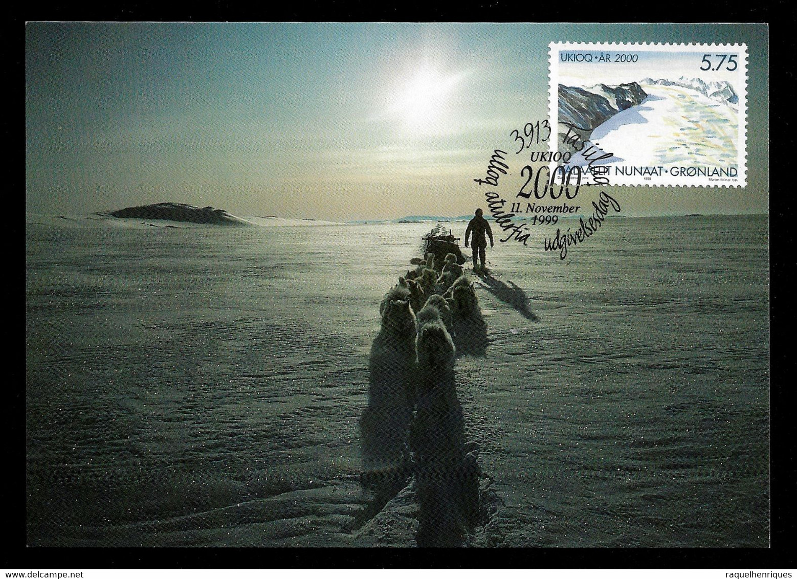 GREENLAND MAXIMUM POSTCARD - 1999 Greenland - Year 2000 (STB9-103) - Cartes-Maximum (CM)
