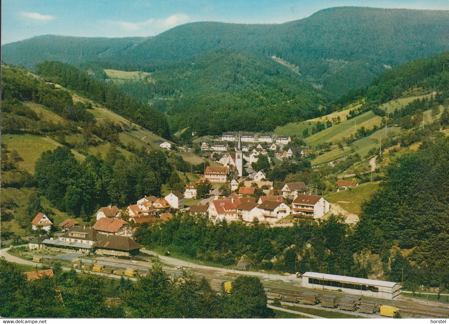D-77740 Bad Peterstal-Griesbach - Stadtmitte - Bahnhof - Eisenbahnanlagen - Railway Station - Bad Peterstal-Griesbach
