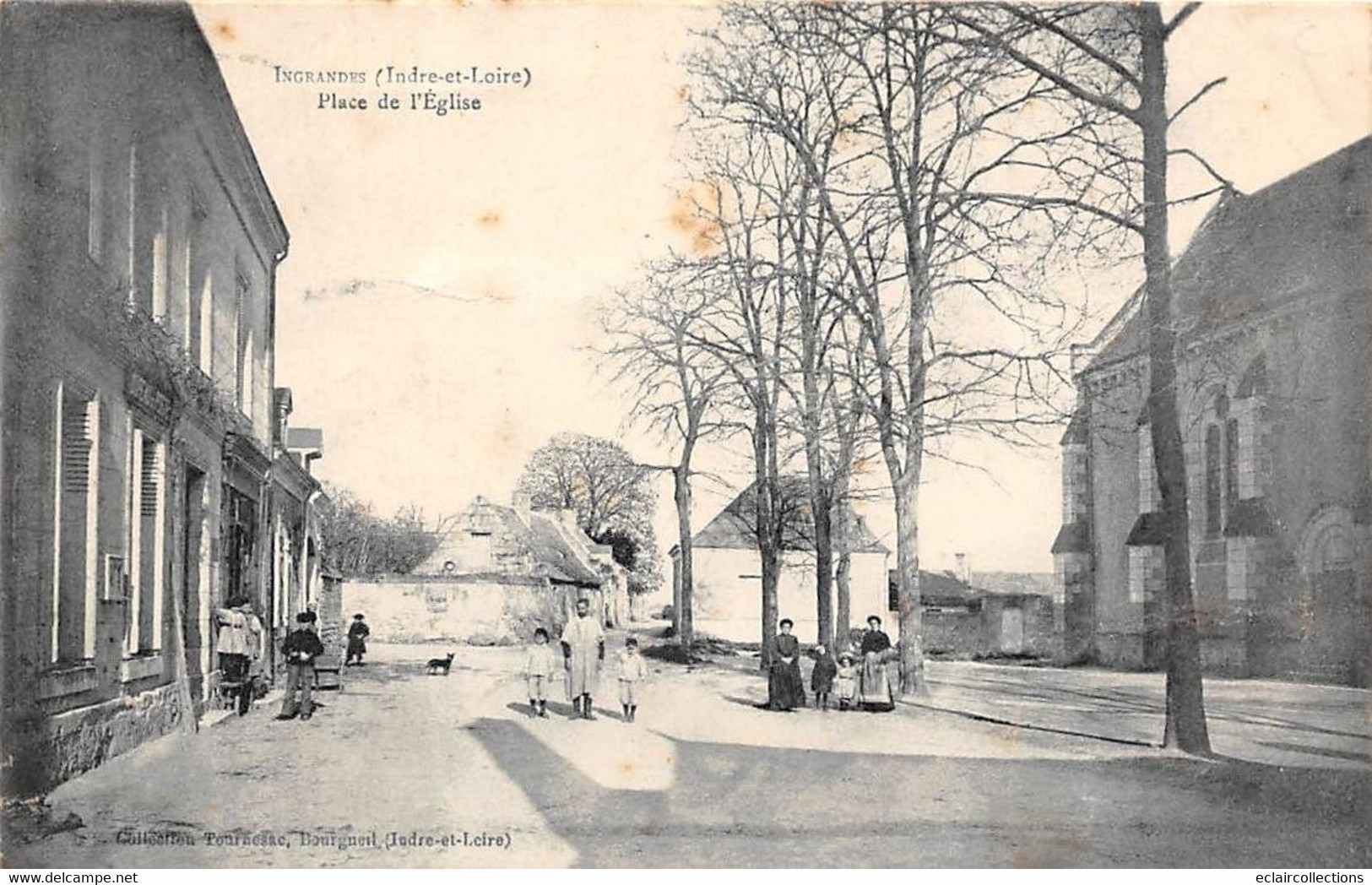 Ingrandes-de-Touraine:       37       Place De L'église             (voir Scan) - L'Île-Bouchard