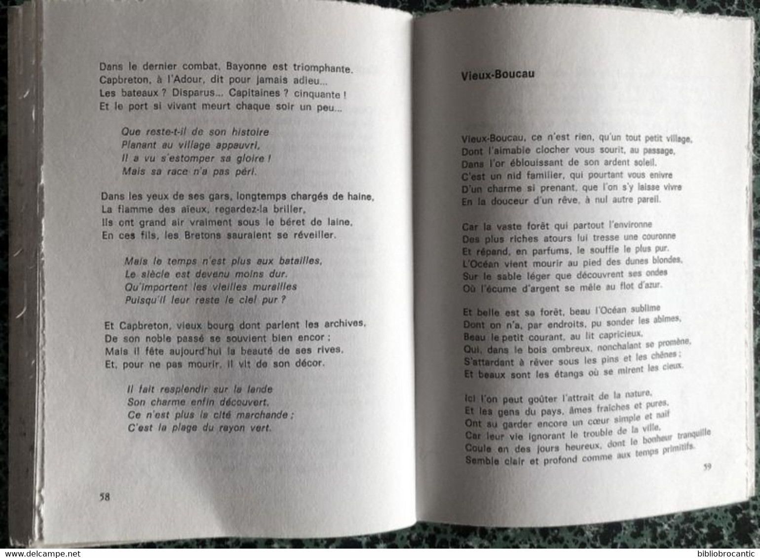 " CROQUIS LANDAIS" par Suzanne CARPENTIER / EO 1970 +2 Lettres jointes