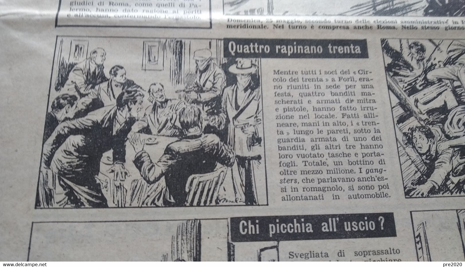 DOMENICA DEL CORRIERE 1952 FORLI’ LECCE URANIO IN SARDEGNA SANTA CHIARA DEL TIRSO OZIERI ARTICOLO DI ALDO FABRIZI - Otros & Sin Clasificación