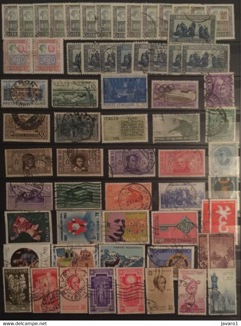 ITALY :  SELECTION OF STAMPS On 1  Page  LOT 9 - Collections