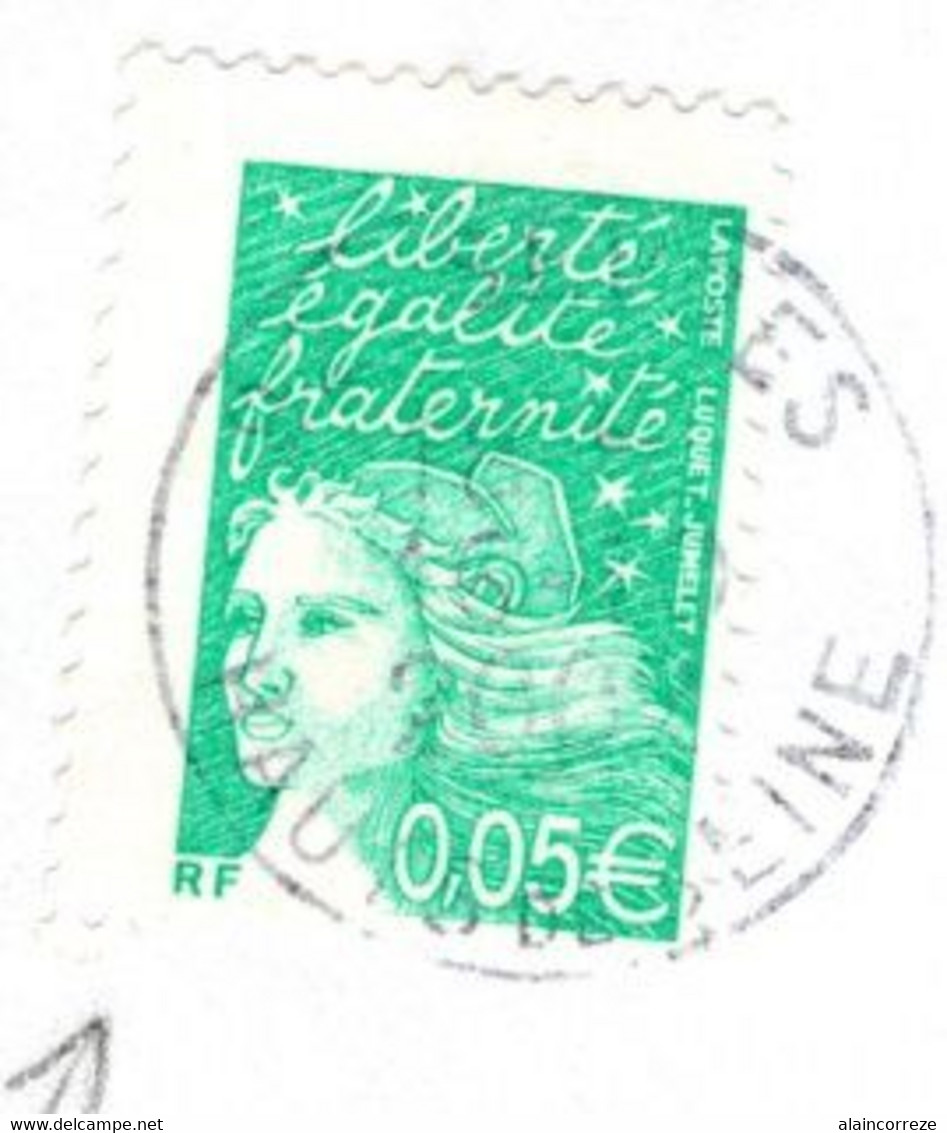 Variété Marianne 0,05€ Impression Décalée Décentrée - Lettres & Documents