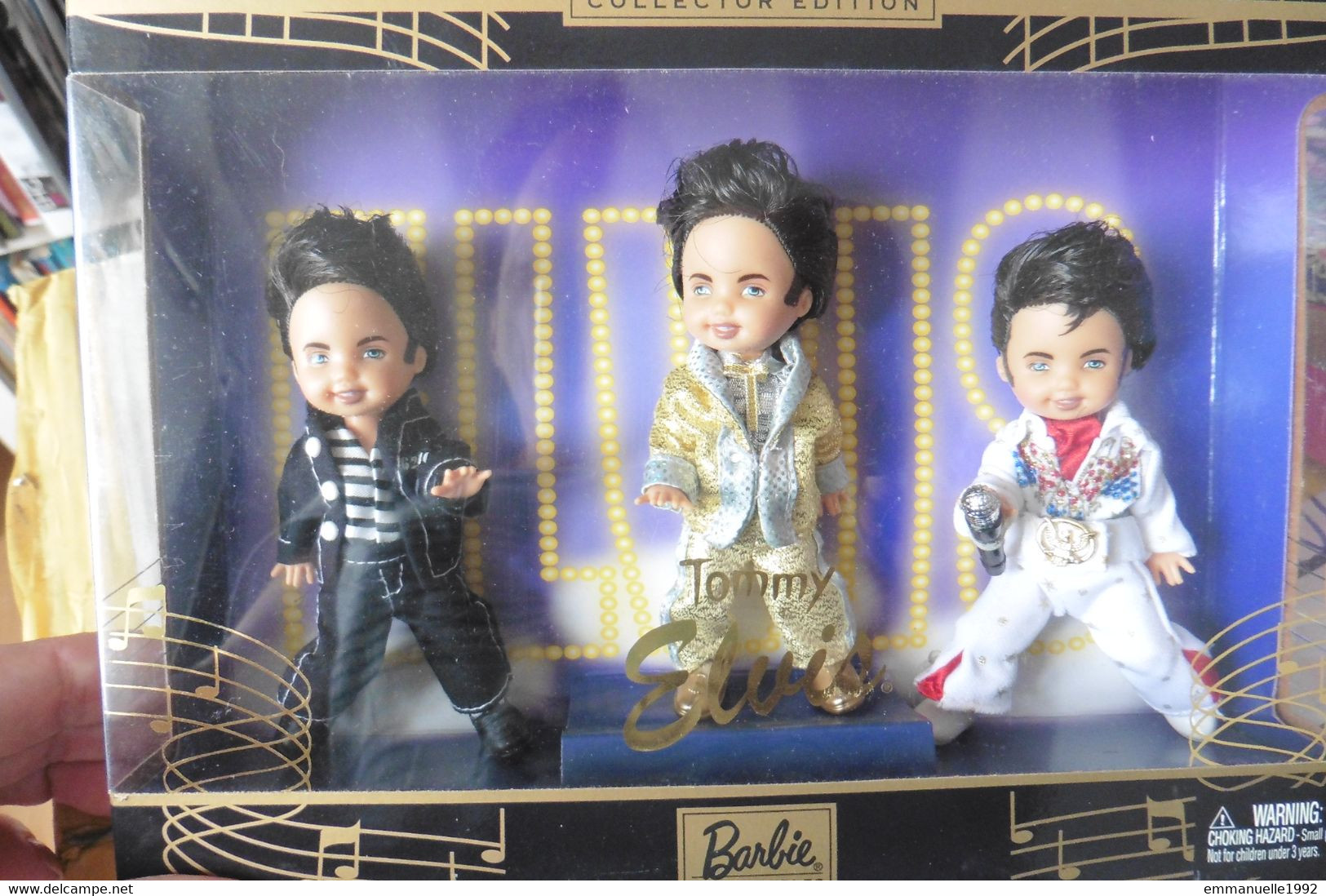 Barbie Collectibles Kelly Trio Tommy As Elvis Presley 2003 Mattel Collector - RARE !!! - Barbie