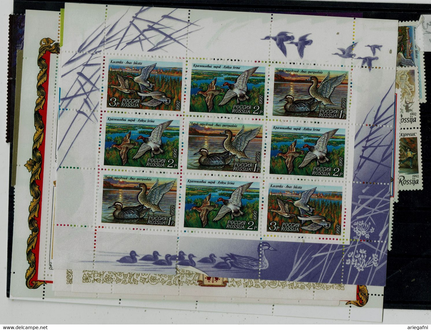 RUSSIA 1992 FULL YEARS 49 STAMPS+3 BLOCKS +12 MINI SHEET MNH VF!! - Volledige Jaargang