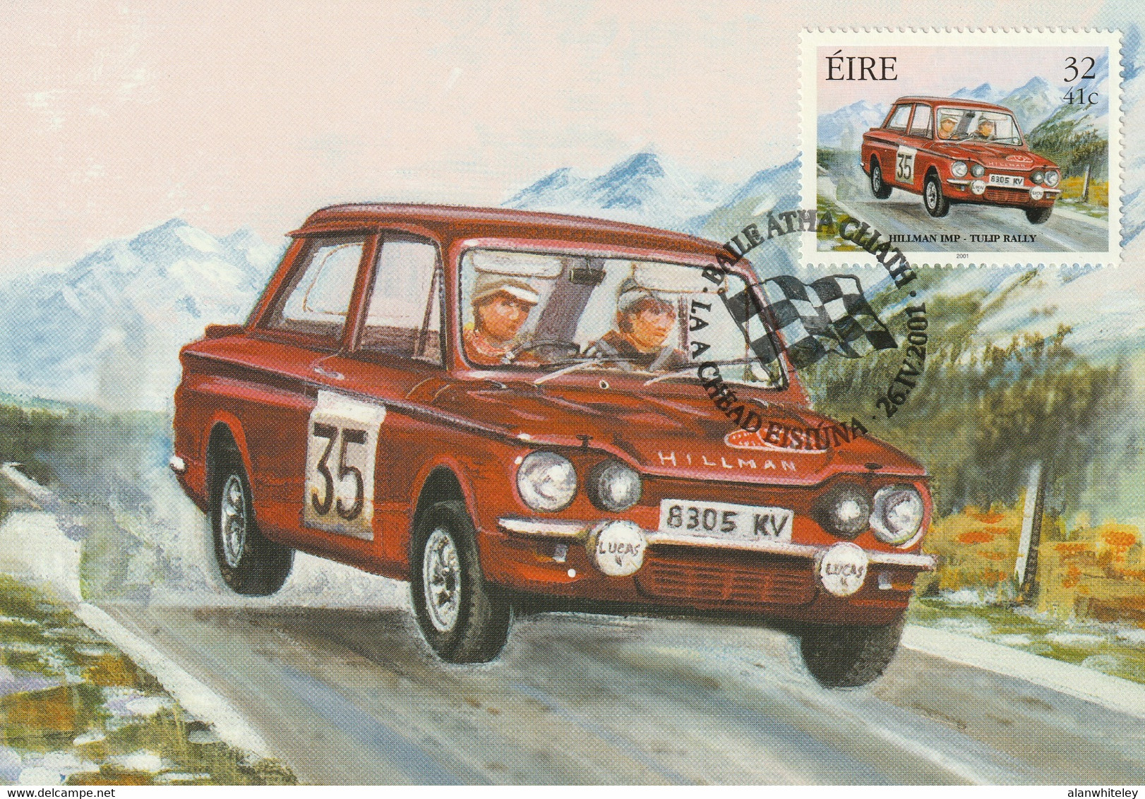 IRELAND 2001 Irish Motorsport: Set Of 4 Maximum Cards CANCELLED - Tarjetas – Máxima